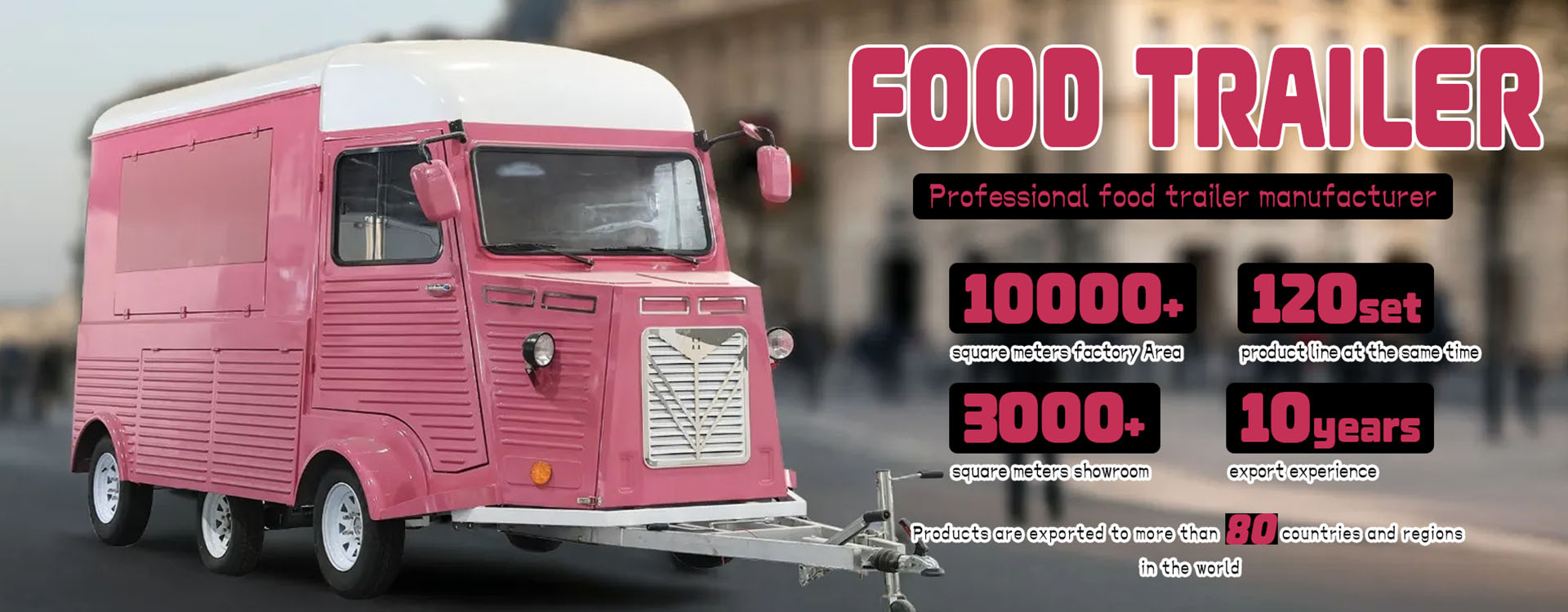 Stainless steel Airstream Food Truck Manufacturer