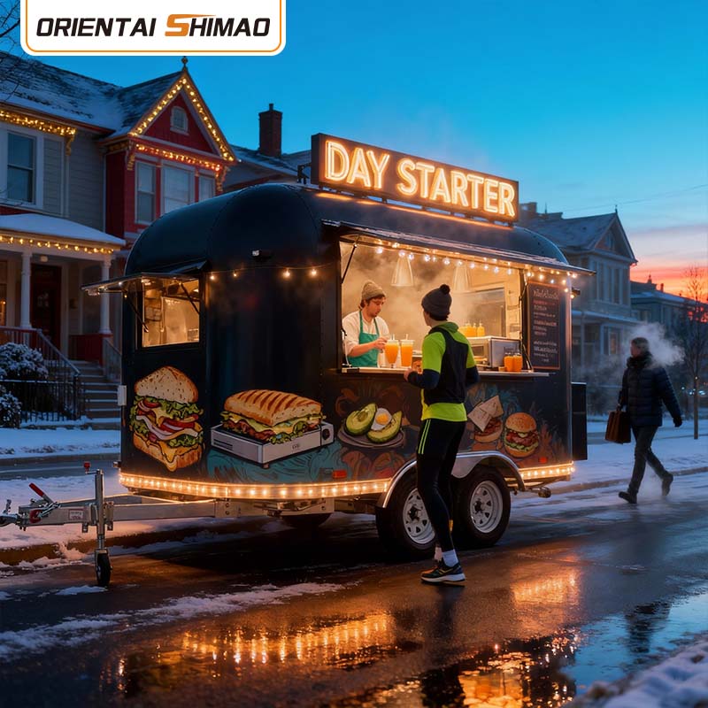 Pizza Coffee Hotdog Trailer